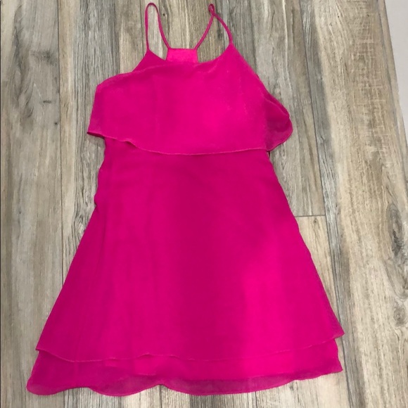 hot pink fuschia dress